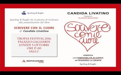 Tropea festival 2016 : il libro di Candida Livatino